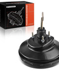 Tough As Nails Vacuum Brake Booster For Ford Bronco And F150 1994 To 1996 with steel housing and threaded studs.