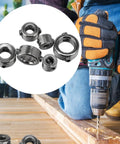 Six Pack Depth Stop Kit Stainless Steel Position Limiter Collars Fit Robotics Auto Screw Drive Shafts Guide Align Precision Tools For Pros Working On Projects Home Garages Easy Slide Install Reliable Gear Real Deal Every Day Buy Now Hot Fire Sale on drill shaft