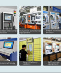 Various industrial and commercial equipment including smart terminals, delivery lockers, and automation devices.