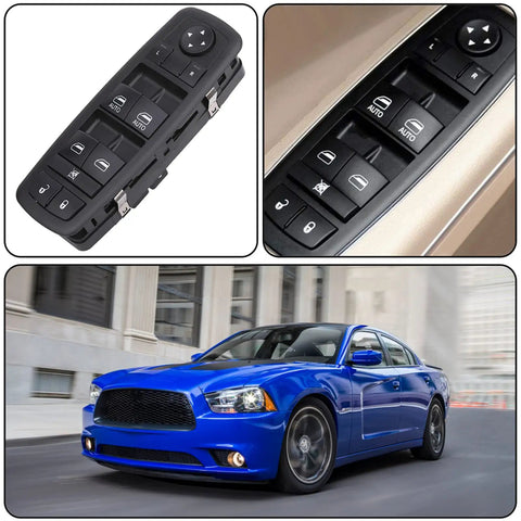 Power Window Switch Master Control Button Replacement For Ram 1500 2500 3500 2016 2018 And Compatible With Dodge Charger