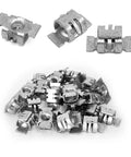 25 Piece Set Of Righteous Front Bumper Specialty Nuts And Fender Liner Panel Clips That Lock Down Tight For Gm Vehicles Featuring Direct Oem 11609952 Replacement with steel clips for underbody work.