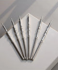 5 Piece Silver Movement Watch Stem Crown Kit For NH Series Movements NH35 NH36 NH38 NH39, DIY Watch Repair Spare Parts, set on box