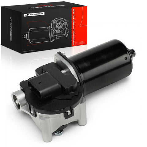 Hella Tough Front Windshield Wiper Motor With 5 Pin Connector For Ford F150 F250 Expedition 1997 To 2007 close-up view.