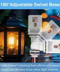4 Pcs Photocell Sensor For Outdoor Lights 120VAC Dusk To Dawn Sensor With 180 Degree Swivel Mount next to garden lamp