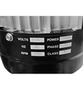 Details of the 1.5Hp motor specifications for the 17 Inch ForedstWest Floor Drill Press 1.5Hp Motor With 16 Speeds.