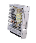 Built Like A Tank 24V DC Switching Power Supply 108W 4.5A Stable Output side view with metal enclosure and vented design.