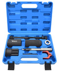 Heavy Duty Injector Sleeve Removal and Installer Kit With Timing Pin and Injector Height Tool Plus Engine Barring Socket For CAT Caterpillar 3406E C15 C16 Diesel Engines Built Tough in blue case