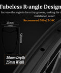 Road Bike Carbon Wheelset 700c Disc Brake Center Lock Thru Axle 45 50 53mm Depth 25mm Width detail view