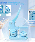DCBADGE 58mm light-blue button maker machine with DIY kit, circle cutter and wrench