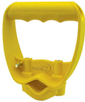 Back Saver Tool Handle Attachment For Shovels And Rakes, Ergonomic Offset Grip, Universal Fit Labor-Saving Add-On In Yellow