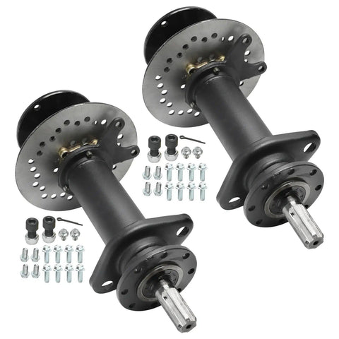 Rear Axle Complete Kit 810mm 32 Inch Two Pack Half Axles With Disc Brake Hubs, bolts, for DIY Electric Vehicles.