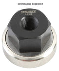 Nut and bearing assembly from Long Reach Harmonic Balancer And Pulley Installer Kit With Extra Long Forcing Fasteners