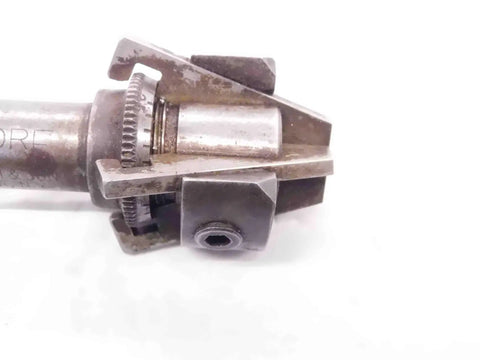 Adjustable No 00 hollow mill with five eighth inch shank made in USA for precision metalworking and machinist projects close-up view