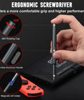 Top Tier 31 In 1 Precision Screwdriver Set Featuring Slick Magnetic Bits And Pry Tools Foolproof Electronics Repair Kit Laptops Glasses Jewelry Fix Sweet Nifty Kit with ergonomic design and magnetic bit holder.