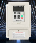 Front view of AT1 4000X 4kW Variable Frequency Drive for 220V Single Phase to Three Phase Motors, VFD Speed Controller.