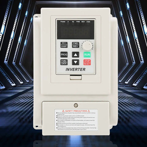 Industrial 220V 4kW Inverter For Spindle Motor Speed Control Converts Single Phase To 3 Phase Adjustable Frequency Drive