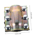 Heavy Duty Pipe Repair Clamp For Plastic And Metal Waterproof Leak Sealer Quick Emergency Fix For Plumbing Leaks On Water Pipes Portable Univers
