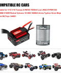 Brushless 2838 4500KV Motor And 35A Waterproof ESC For 1/14 And 1/16 RC Cars Like Traxxas E-Revo Losi JRX2 Redcat Volcano