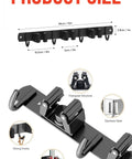 Mop And Broom Holder Wall Mount With Easy Install Upgraded Design Stainless Steel Broom Organizer For Closet Garage Laundry