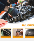Application of 100 Pcs Push Type Retainer Clips For Lexus And Toyota Body Panels And Splash Shields with bonus remover tool