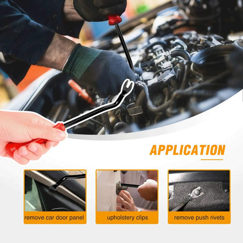 Application of 100 Pcs Push Type Retainer Clips For Lexus And Toyota Body Panels And Splash Shields with bonus remover tool