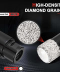 PATIKIL 4-pack 1/4in diamond core drill bits with 6mm hole saw, black finish, 5/8-11 thread