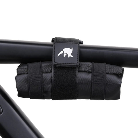 Bike Saddle Bag With Roll Tool Pouch For Mountain Road MTB And Fixed Gear Bikes Dual Compartment Tool Organizer