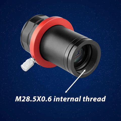 1.23MP Go To Auto Guiding Camera For Astrophotography With 1280x960 1/3 Inch CMOS Sensor And 3.75 Micron Pixels AR Coated Optics