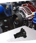 Spare Tire Mounting Bolt Kit For Cars Easy Install No Fuss Hold Down Screw Clamp Tire Tightener Bolt shown on a metal surface