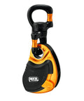 Swivel Open Gated Safety Swivel With Sealed Ball Bearings For Professional Anchors And Work At Height Certified CE NFPA 2500 Pro Grade Climbing Rigging Hardware For Safety At Height, black and orange
