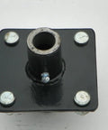 Top view of Replacement 4 Bolt Tailwheel Hub For 1 Inch Axle, Durable Aluminum Construction, Easy Install, Ideal For RC Aircraft Or Model Vehicles.