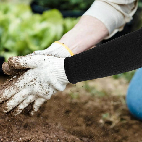 Tough As Nails Cut Resistant Arm Sleeves For Welding And Gardening Abrasion Guard Heavy Duty during planting with gloves.
