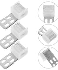Heavy Duty Sofa Spring Clips Upholstery Repair Kit Zig Zag Spring Retainer, carbon steel clips with plastic housing.