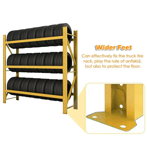 Straight Up Heavy Duty Tire Storage Rack Built Like A Tank For Garage Or Shop Use Featuring Rock Solid Steel Frame And Tool Free Height Adjustment To Handle Massive Loads Every Single Day