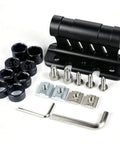 Heavy Duty Bike Fork Mount Block With Upgraded Aluminum Alloy Build 8 Cone Adapters For Front Fork Mount Includes Hardware Thru Axle