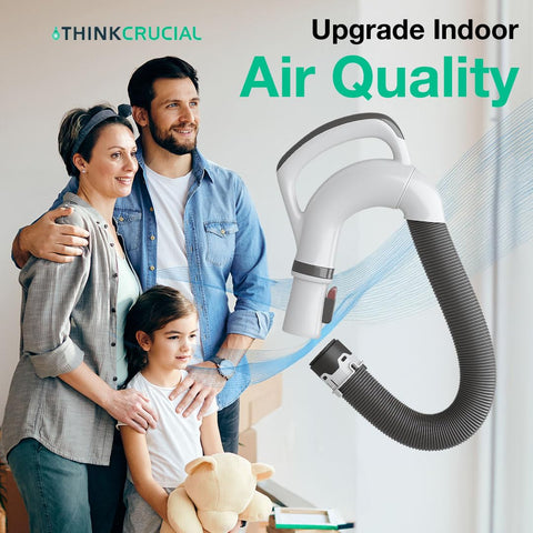 Replacement Vacuum Hose And Handle For Shark Vacuum Part 153FFJ fits NV355 NV356 NV357 NV370 displayed with family background