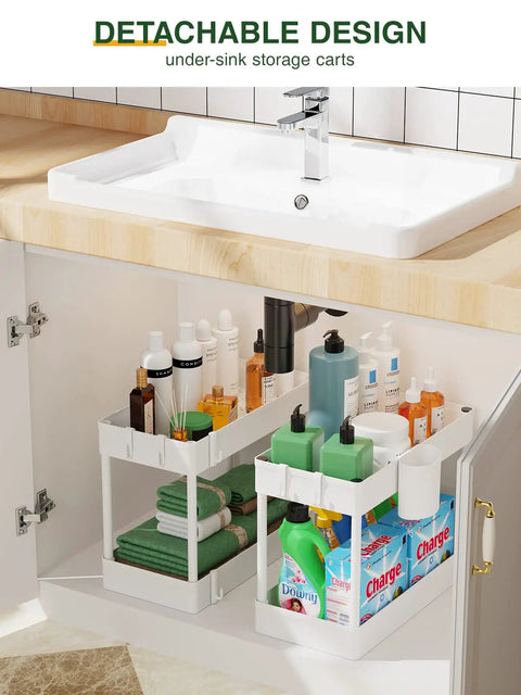 Slim Rolling Storage Cart Four Tiers For Narrow Spaces Mobile Bathroom And Kitchen Organizer under sink
