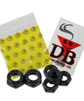 Axle Nuts And Kingpin Nuts For Skateboard And Longboard Trucks Replacement Hardware Pack Of 6 with packaging