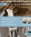 Silicone teat cup for 14L Portable Electric Milking Machine For Cows And Goats Rechargeable Vacuum Pump, used on goat udder