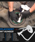 Dual Electric Fuel Pump Module With Sending Unit Fits 2011 2015 Jeep Grand Cherokee And Dodge Durango 3 6L V6 Replacement SP7108M SP7109M Compatible Upgrade in fuel tank installation