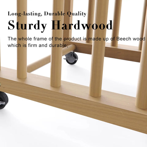 Rock Solid Beechwood Art Storage Rack With Locking Casters For Canvas Boards Frames And Drawing Panels Heavy Duty Studio Organizer Keeps Your Art Gear Tidy And Rolls Smoothly Right Wherever You Point It Today