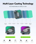 Multi-layer coating details of Dope Circular Polarizer CPL Lens Filter For GoPro Hero 9 10 11 12 13 Black Multi Coated HD Glass.