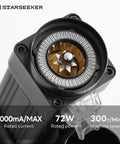 Legendary Electric Coffee Grinder With 55mm Titanium Conical Burr and Dead Straight Stepless Dial showing inner burr details.