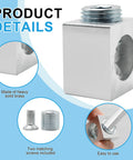 Heavy Duty 250 MCM Aluminum Ground Lug Kit For Electrical Connections With Neutral Lugs, showing components and two screw installation.