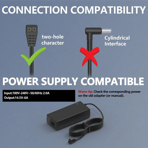 Diagram showing connection compatibility for 14.5 Volt Ac Dc Power Cord Kit For Portable Car Refrigerator Freezer Cooler.