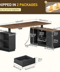 Legit Top Tier Electric L Shaped Standing Desk With One Touch Height Adjustable Sit Stand Workstation And Built In Storage Drawer dimensions and layout.