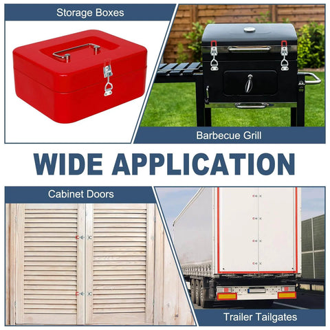 Application scenarios for Beefy Adjustable Toggle Clamp M6 X 34mm Holds 396lbs with Quick Release Pull Latch Model 4002