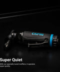 Heavy Duty 1 HP Air Die Grinder Set With Built In Regulator Featuring Ready To Roll 23000 RPM Straight And 18000 RPM Angle Pneumatic Grinders for quiet metal polishing.