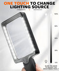 Lighted Handheld Magnifier With 20 LED Lights Dual Magnification Rectangle Glass For Seniors Reading Senior Friendly Low Vision