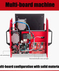 Hella Precise Pneumatic Dot Peen Marking Machine Portable Metal Engraver interior showing dual motherboards and wiring.